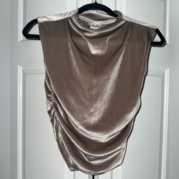 A New Day Shimmering Beige Top - Picture 2 of 2